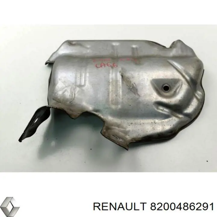 Proteção (tela térmica) de tubo coletor de escape Renault (RVI) 8200486291 preço, a partir de 80,01 USD