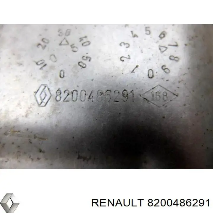 8200486291 Renault (RVI) Proteção (tela térmica) de tubo coletor de escape
