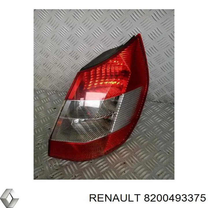 8200493375 Renault (RVI) Lanterna traseira direita