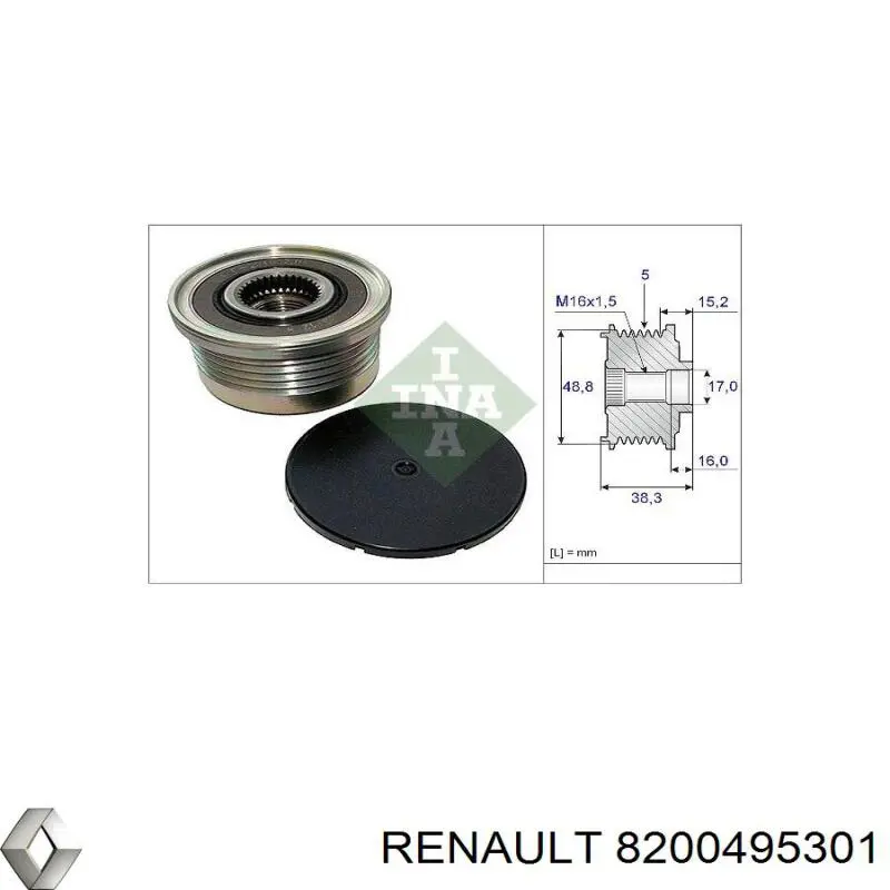 Compre 8200495301 Renault (RVI) Gerador