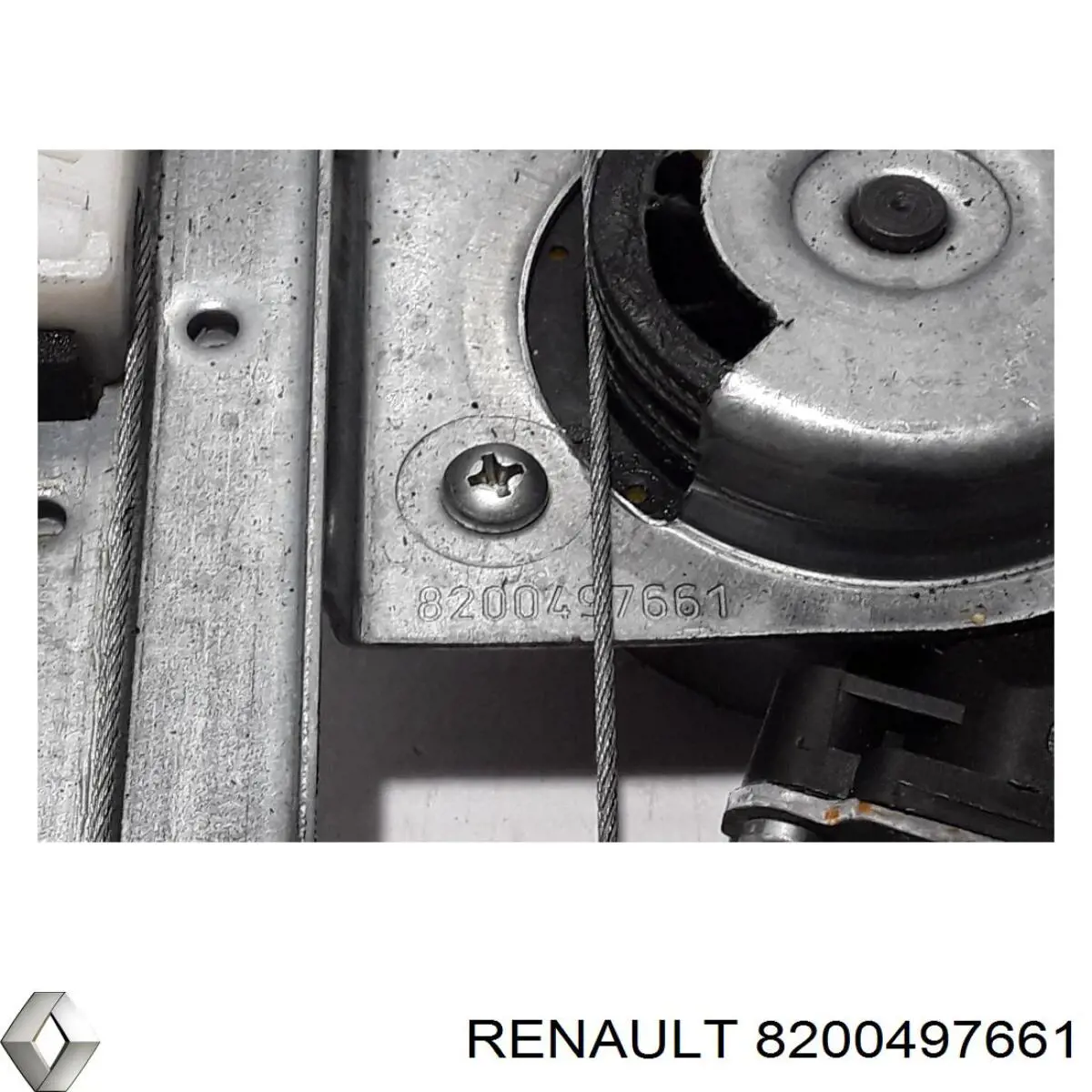 8200497661 Renault (RVI) Mecanismo de acionamento de vidro da porta traseira direita