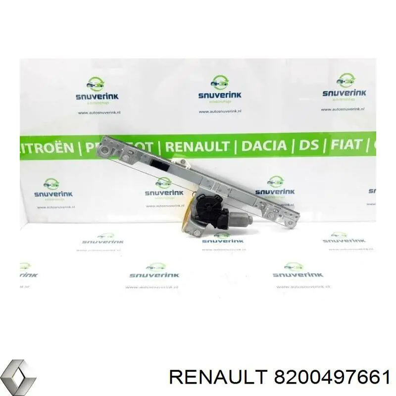 Mecanismo de acionamento de vidro da porta traseira direita Renault (RVI) 8200497661 preço, a partir de 59,31 USD