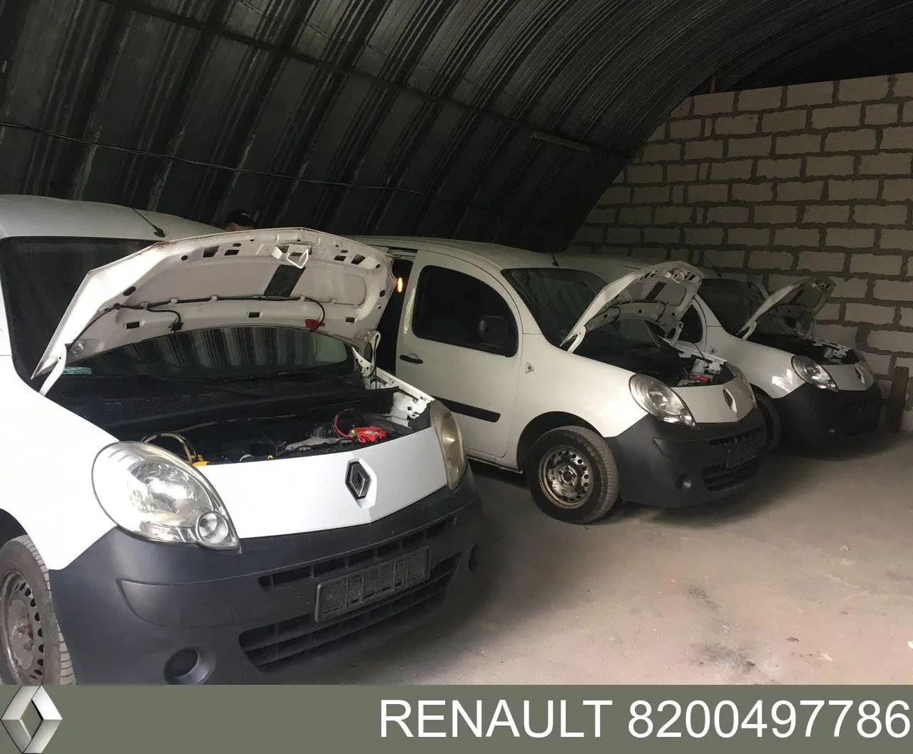 8200497786 Renault (RVI) Cabo traseiro de abertura da capota