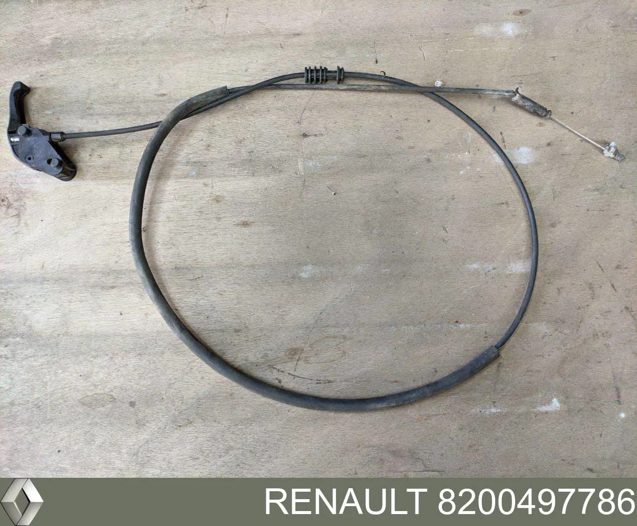 Compre 8200497786 Renault (RVI) Cabo traseiro de abertura da capota