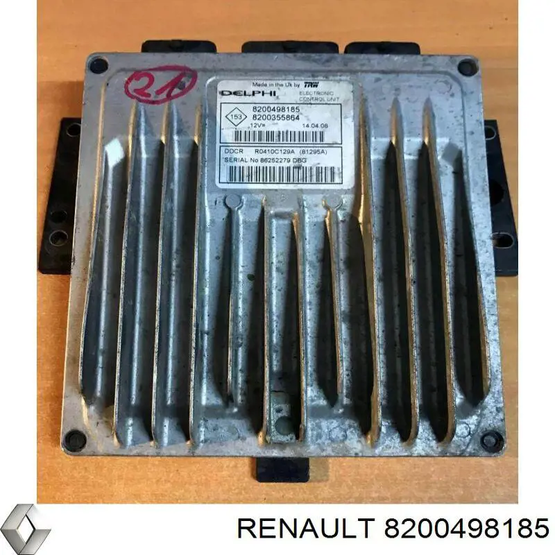 8200498185 Renault (RVI) Módulo de direção (Centralina eletrônica) de injeção de combustível