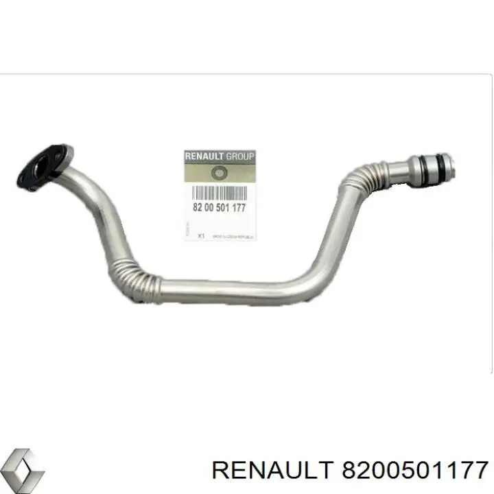 Tubo (mangueira) de derivação de óleo de turbina Renault (RVI) 8200501177 preço, a partir de 60,78 USD