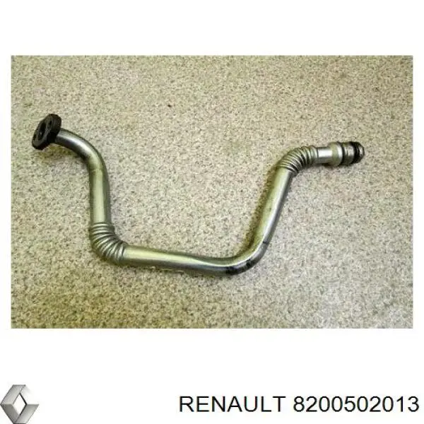 8200502013 Renault (RVI) Tubo (mangueira) de derivação de óleo de turbina