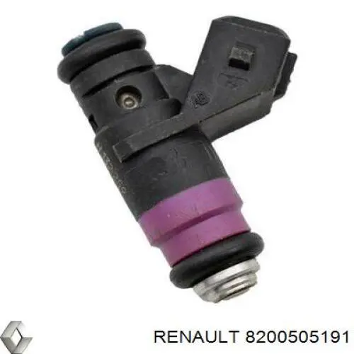 Compre 8200505191 Renault (RVI) Injetor de injeção de combustível