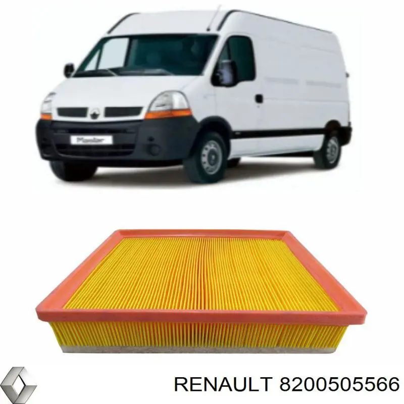Filtro de ar Renault (RVI) 8200505566 preço, a partir de 18,27 USD