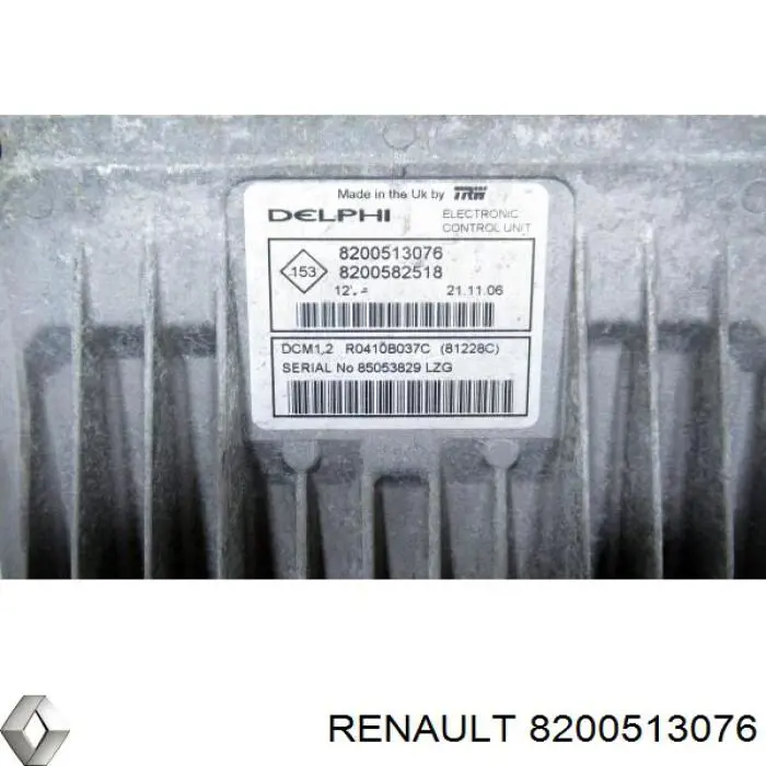 Módulo de direção (Centralina eletrônica) de injeção de combustível Renault (RVI) 8200513076 preço, a partir de 187,76 USD