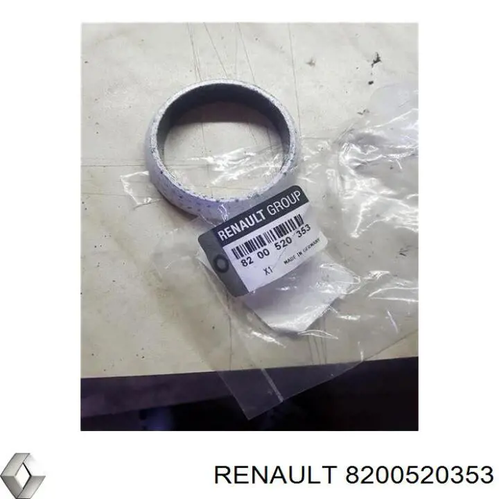 8200520353 Renault (RVI) Anel de tubo de admissão do silenciador