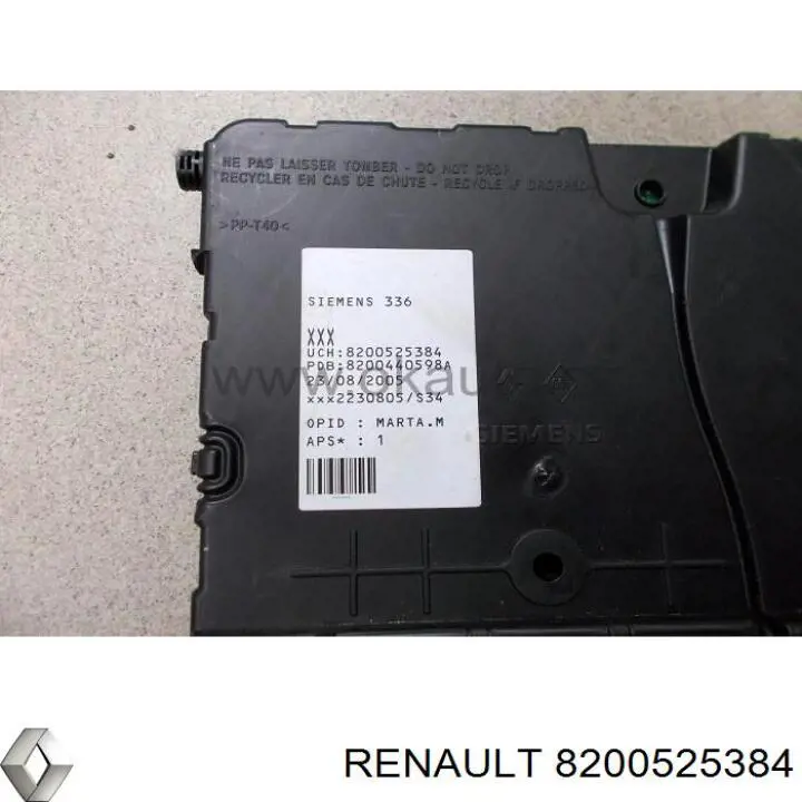 8200525384 Renault (RVI) Unidade de conforto