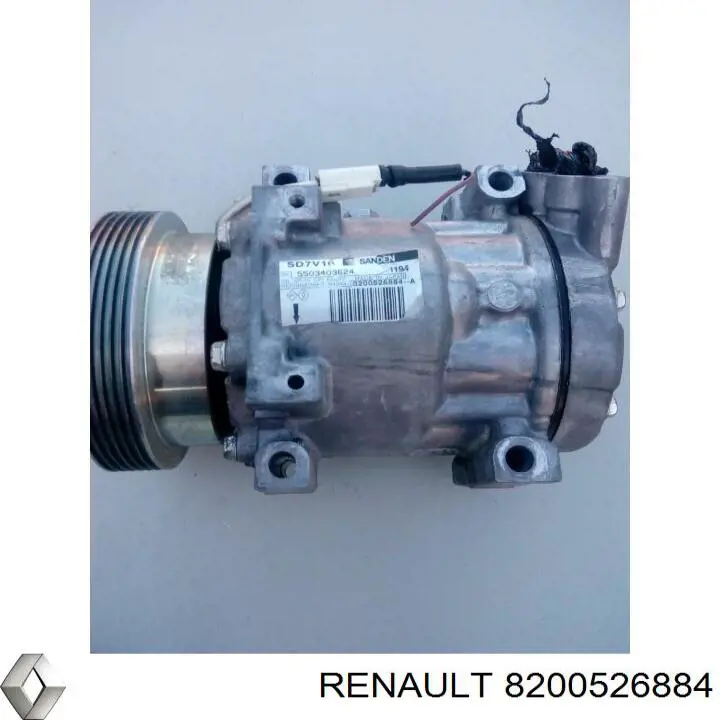 Compressor de aparelho de ar condicionado Renault (RVI) 8200526884 preço, a partir de 111,13 USD