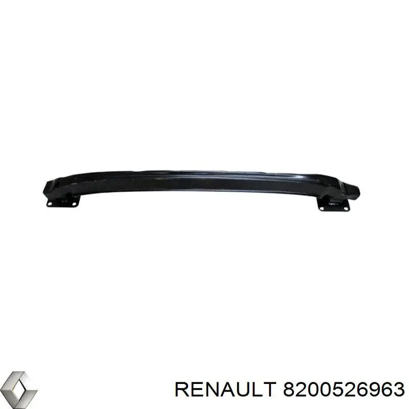 8200526963 Renault (RVI) Reforçador do pára-choque traseiro