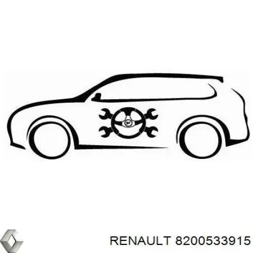 8200533915 Renault (RVI) Borne de bateria recarregável (PILHA)