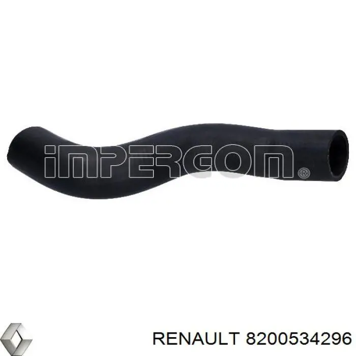 8200534296 Renault (RVI) Mangueira (cano derivado) de intercooler