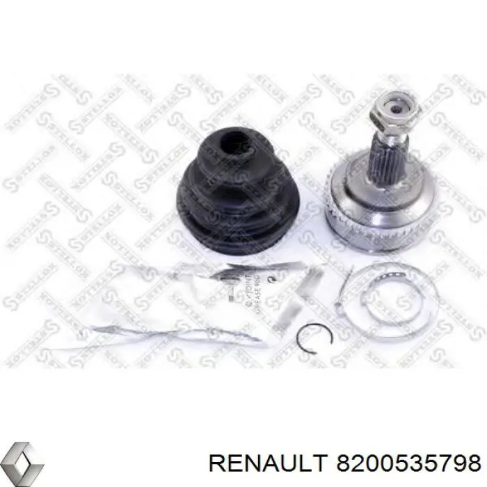 Semieixo (acionador) dianteiro esquerdo Renault (RVI) 8200535798 preço, a partir de 93,64 USD