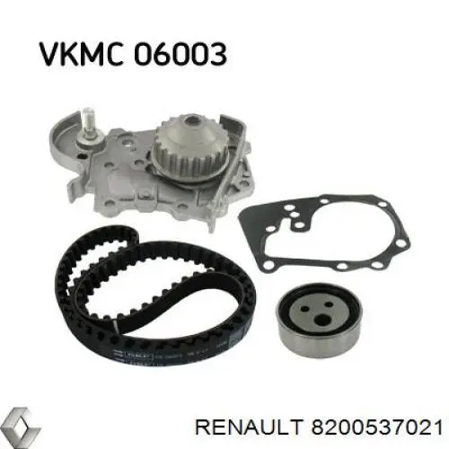 Correia do mecanismo de distribuição de gás Renault (RVI) 8200537021 preço, a partir de 34,21 USD