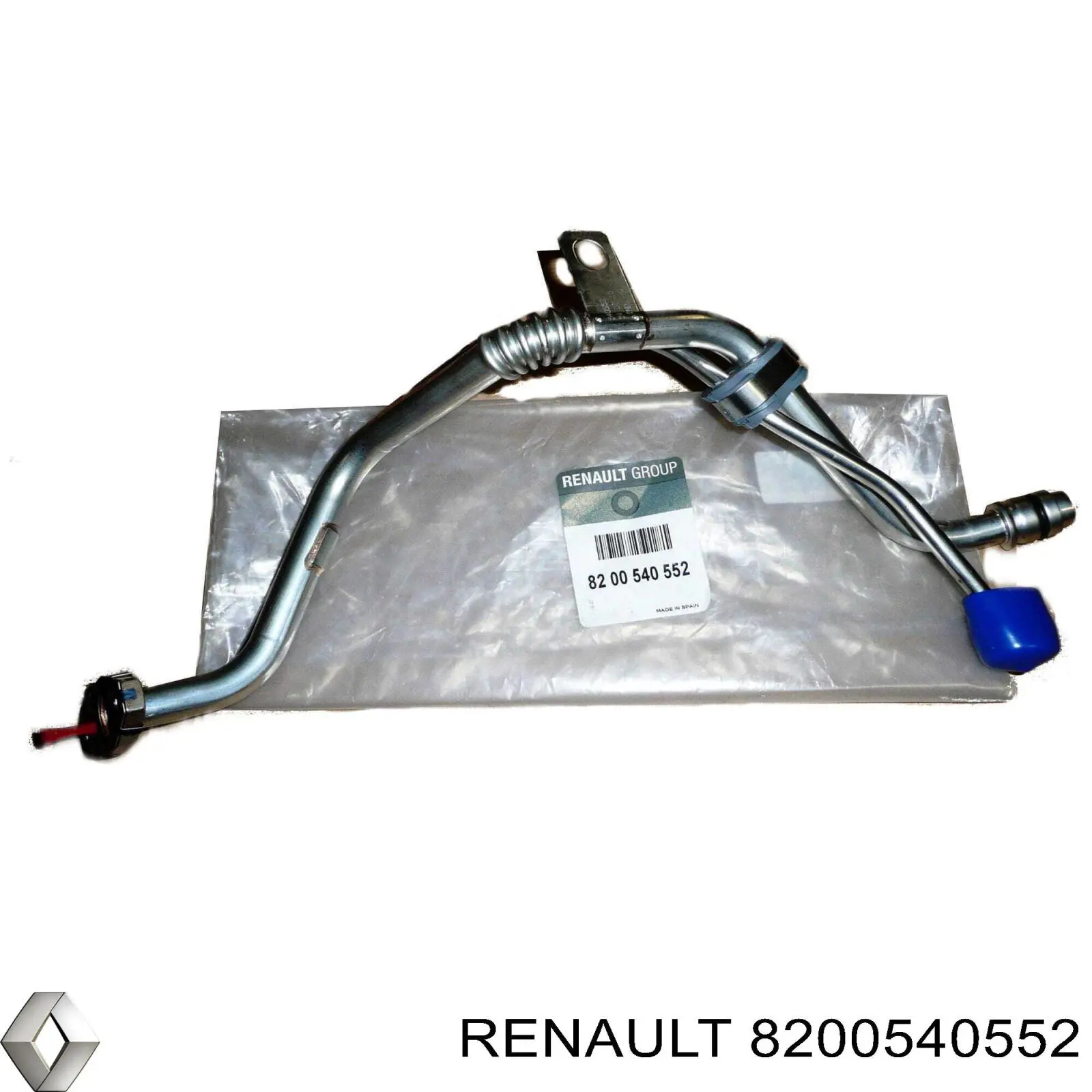 Tubo (mangueira) de fornecimento de óleo de turbina Renault (RVI) 8200540552 preço, a partir de 110,06 USD
