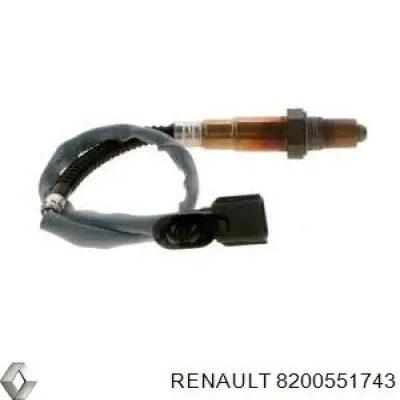 Compre 8200551743 Renault (RVI) Sonda lambda, sensor de oxigênio depois de catalisador