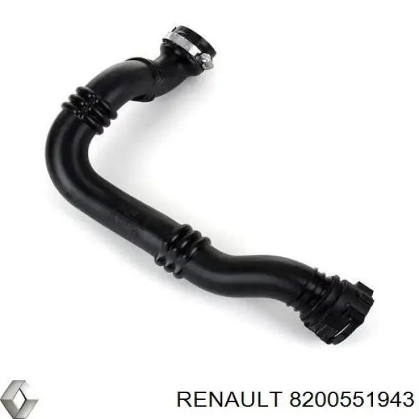 8200551943 Renault (RVI) Mangueira (cano derivado) de intercooler
