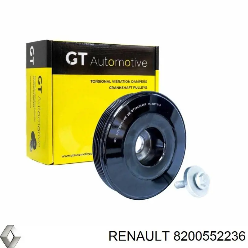 Compre 8200552236 Renault (RVI) Polia de cambota