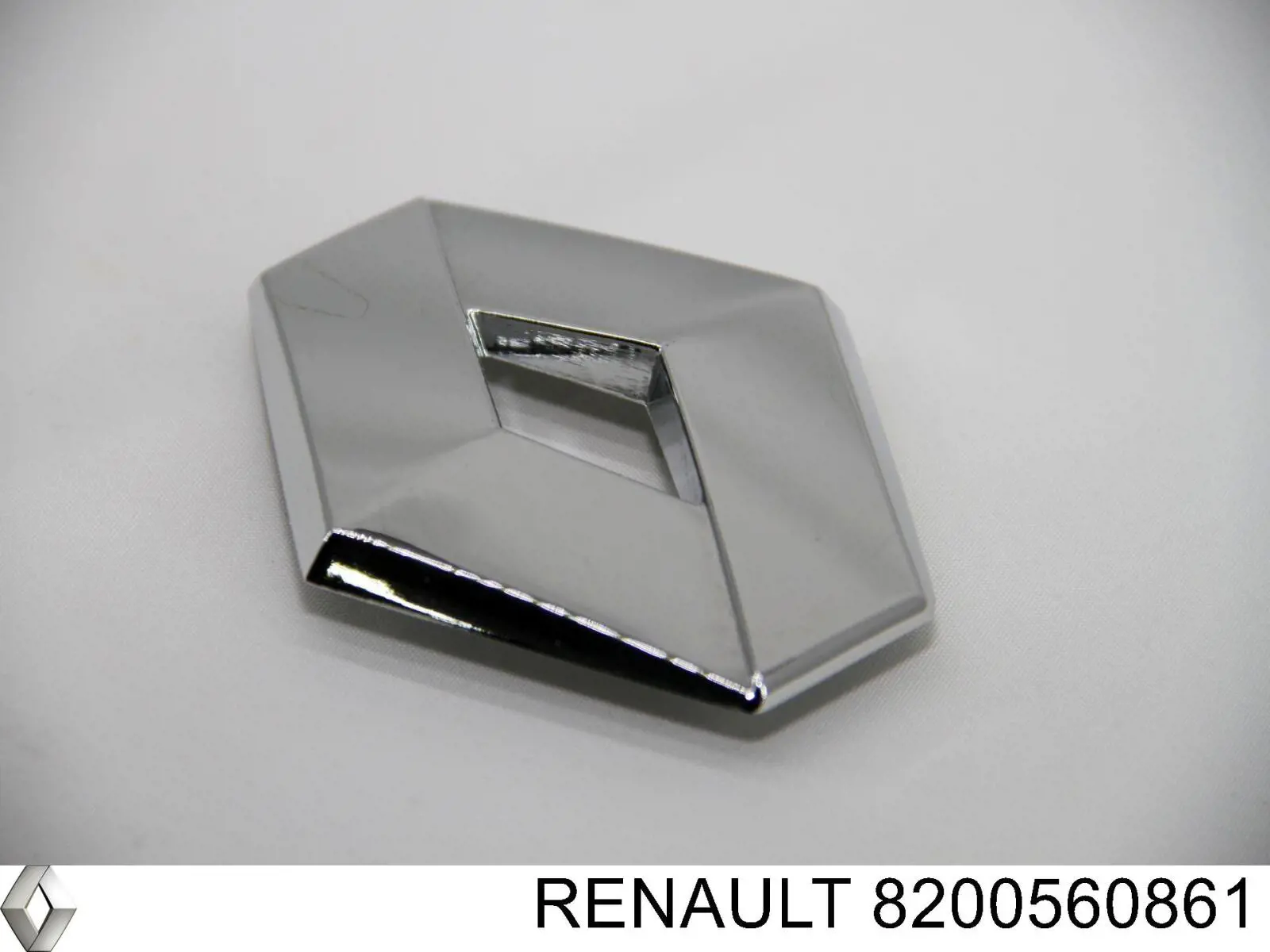 Emblema de tampa de porta-malas (emblema de firma) para Renault Clio II SB0
