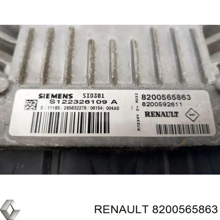 Módulo de direção (Centralina eletrônica) de motor 8200565863 Nissan/Infiniti