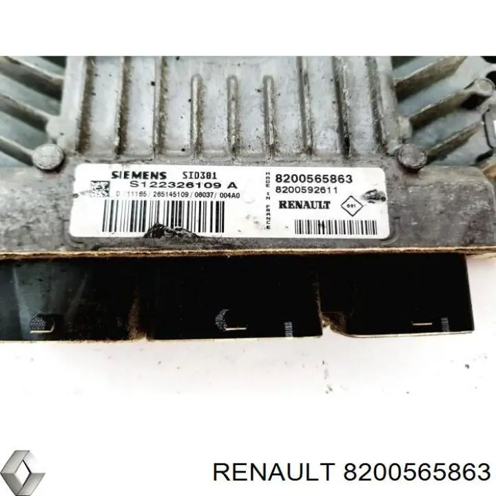 Módulo de direção (Centralina eletrônica) de motor 8200565863 Renault (RVI)