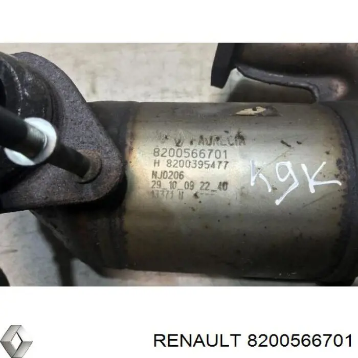 Convertidor - catalisador Renault (RVI) 8200566701 preço, a partir de 345,40 USD
