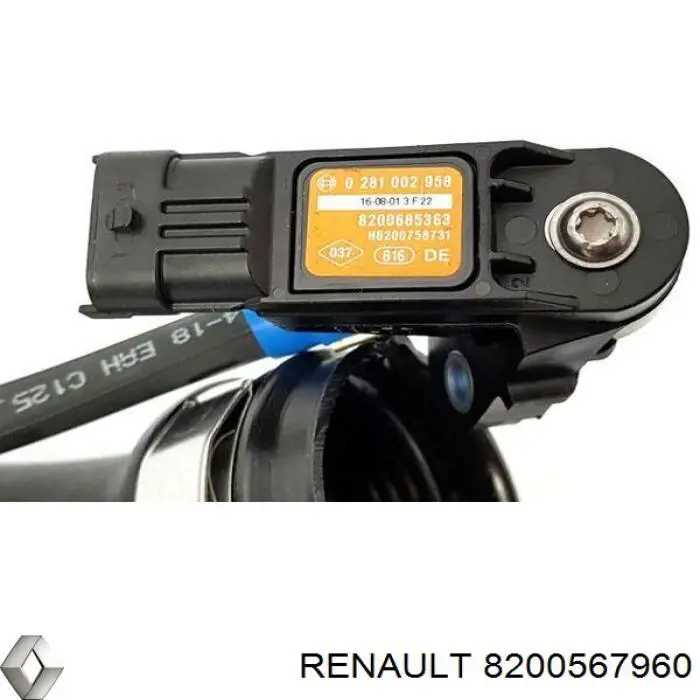 Mangueira (cano derivado) de intercooler Renault (RVI) 8200567960 preço, a partir de 265,88 USD