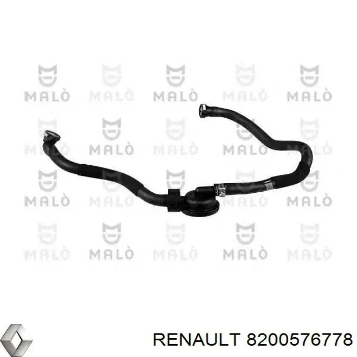 8200576778 Renault (RVI) Cano derivado de ventilação de cárter (de separador de óleo)