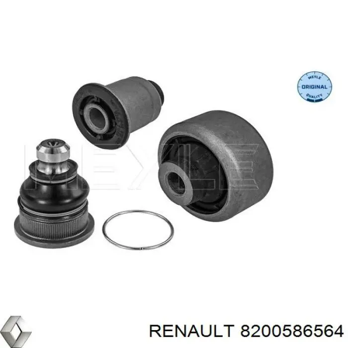 8200586564 Renault (RVI) Bloco silencioso dianteiro do braço oscilante inferior