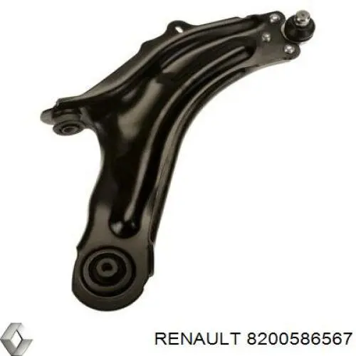 8200586567 Renault (RVI) Braço oscilante inferior direito de suspensão dianteira