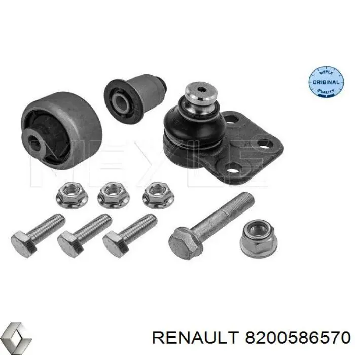 8200586570 Renault (RVI) Bloco silencioso dianteiro do braço oscilante inferior