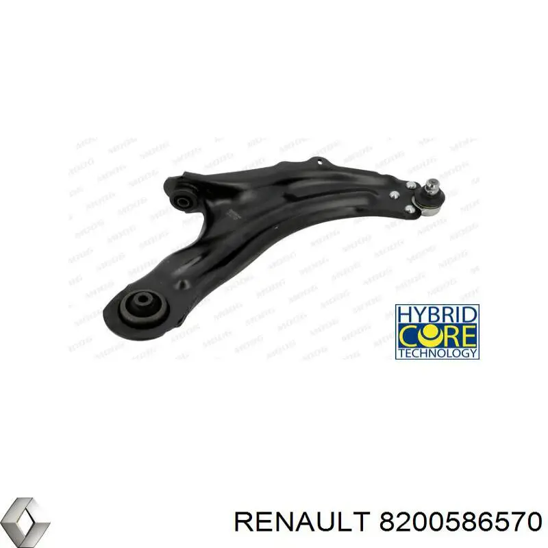 Bloco silencioso dianteiro do braço oscilante inferior 8200586570 Renault (RVI)