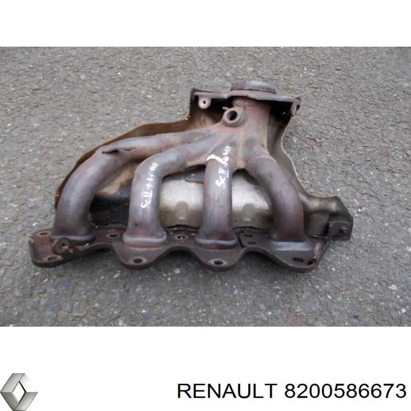 Tubo coletor de escape Renault Fluence  B3