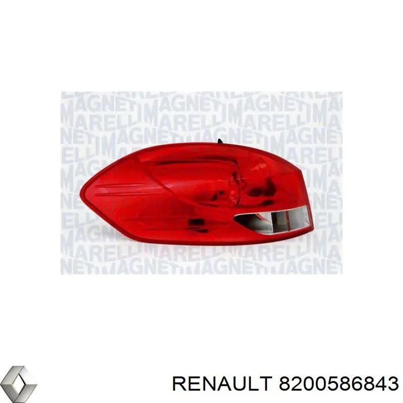 8200586843 Renault (RVI) Lanterna traseira esquerda
