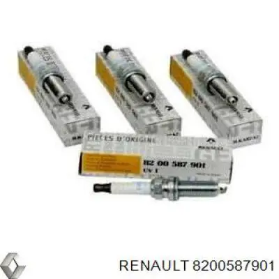8200587901 Renault (RVI) Vela de ignição