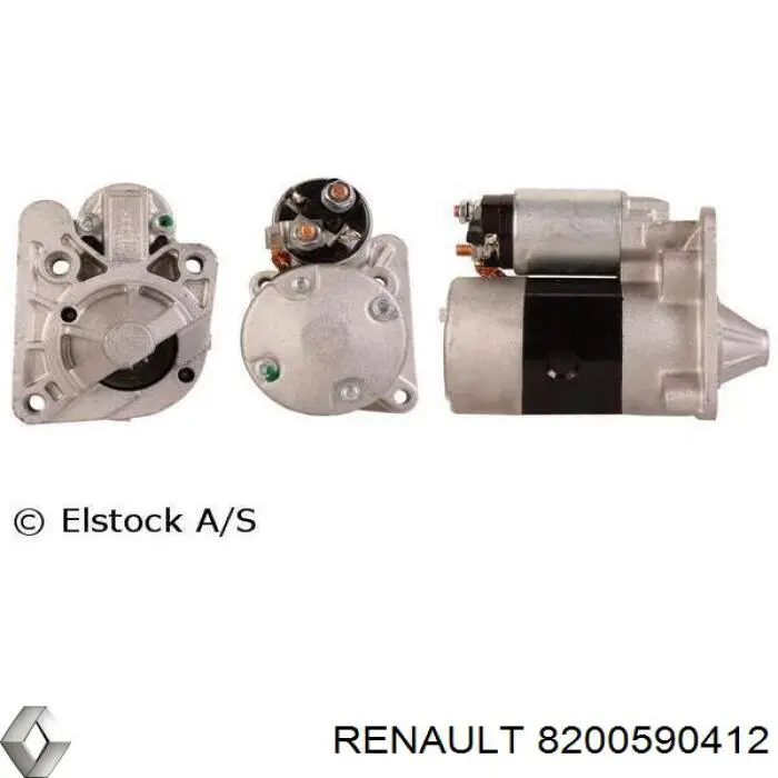 Motor de arranco 8200590412 Renault (RVI)
