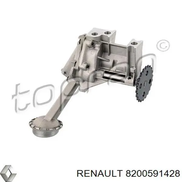 8200591428 Renault (RVI) Bomba de óleo