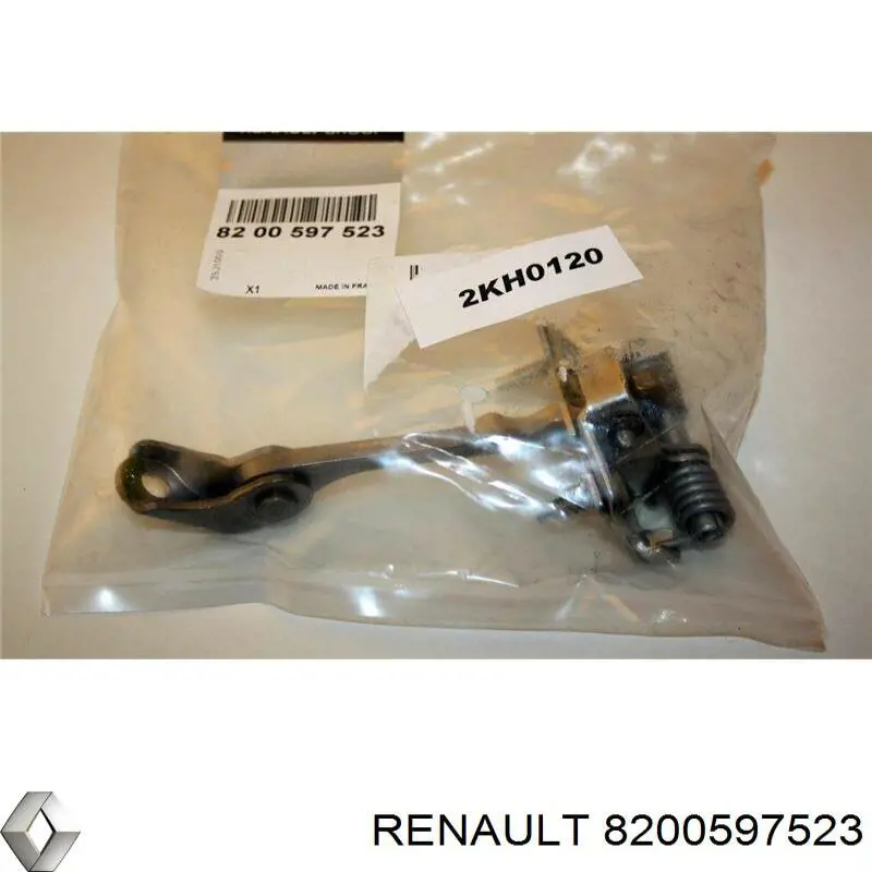 8200597523 Renault (RVI) Limitador dianteiro de abertura de porta