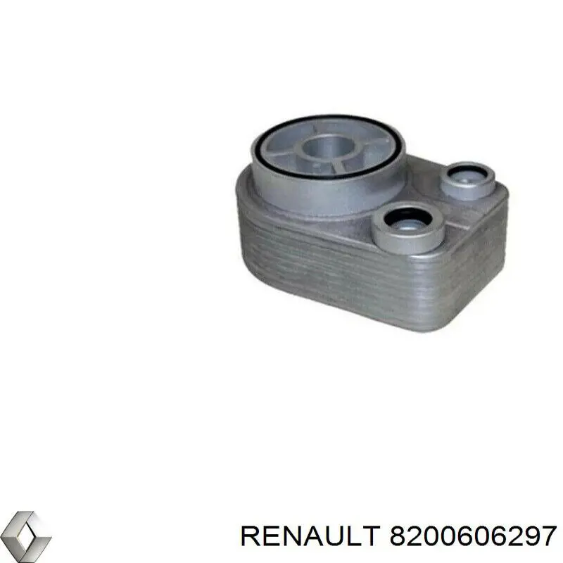 8200606297 Renault (RVI) Radiador de óleo (frigorífico), debaixo de filtro