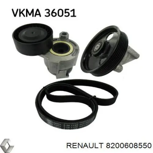 8200608550 Renault (RVI) Reguladora de tensão da correia de transmissão