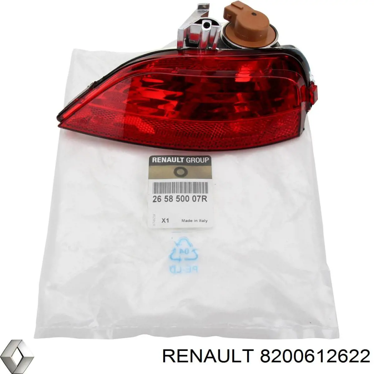 8200612622 Renault (RVI) Lanterna do pára-choque traseiro direito