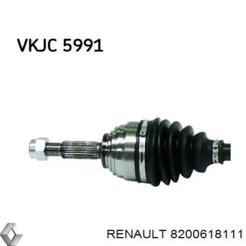 Semieixo (acionador) dianteiro direito Renault (RVI) 8200618111 preço, a partir de 65,29 USD