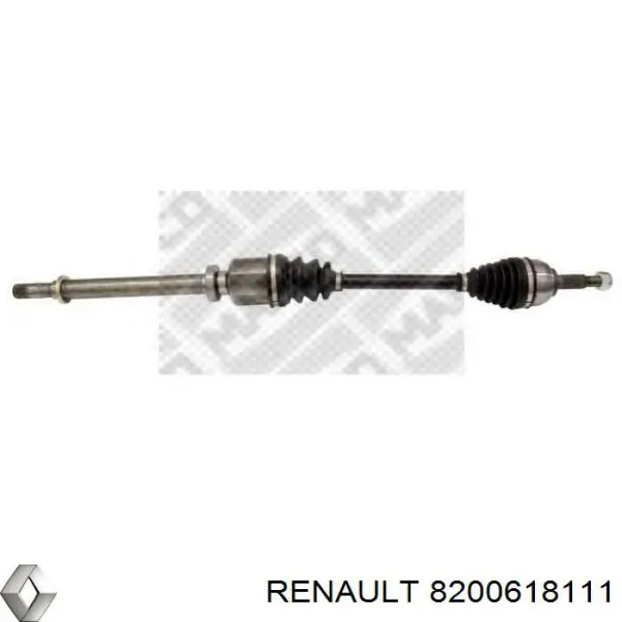 8200618111 Renault (RVI) Semieixo (acionador) dianteiro direito