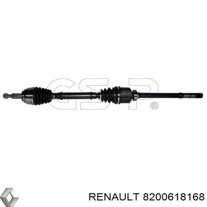 8200618168 Renault (RVI) Semieixo (acionador) dianteiro direito