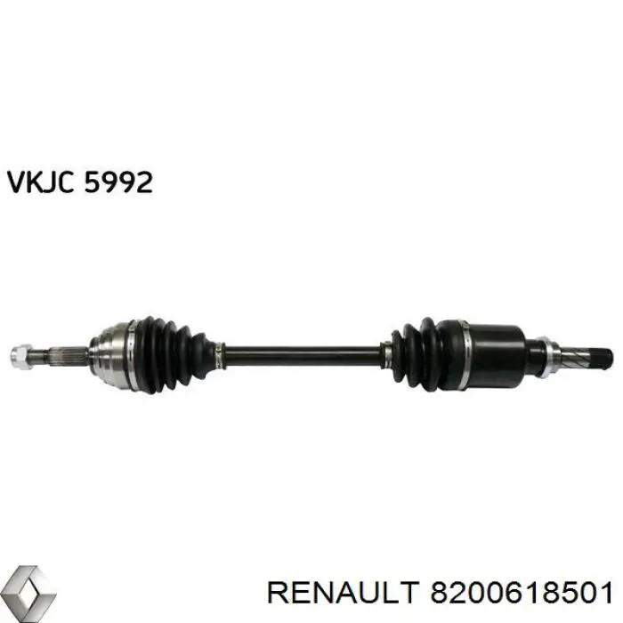 8200618501 Renault (RVI) Semieixo (acionador) dianteiro esquerdo