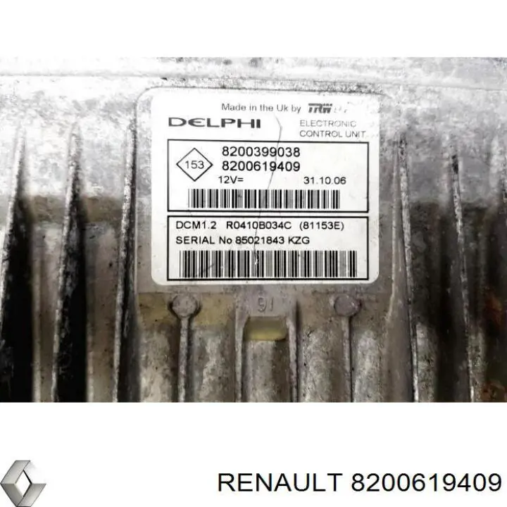 Módulo de direção (Centralina eletrônica) de motor Renault (RVI) 8200619409 preço, a partir de 66,50 USD